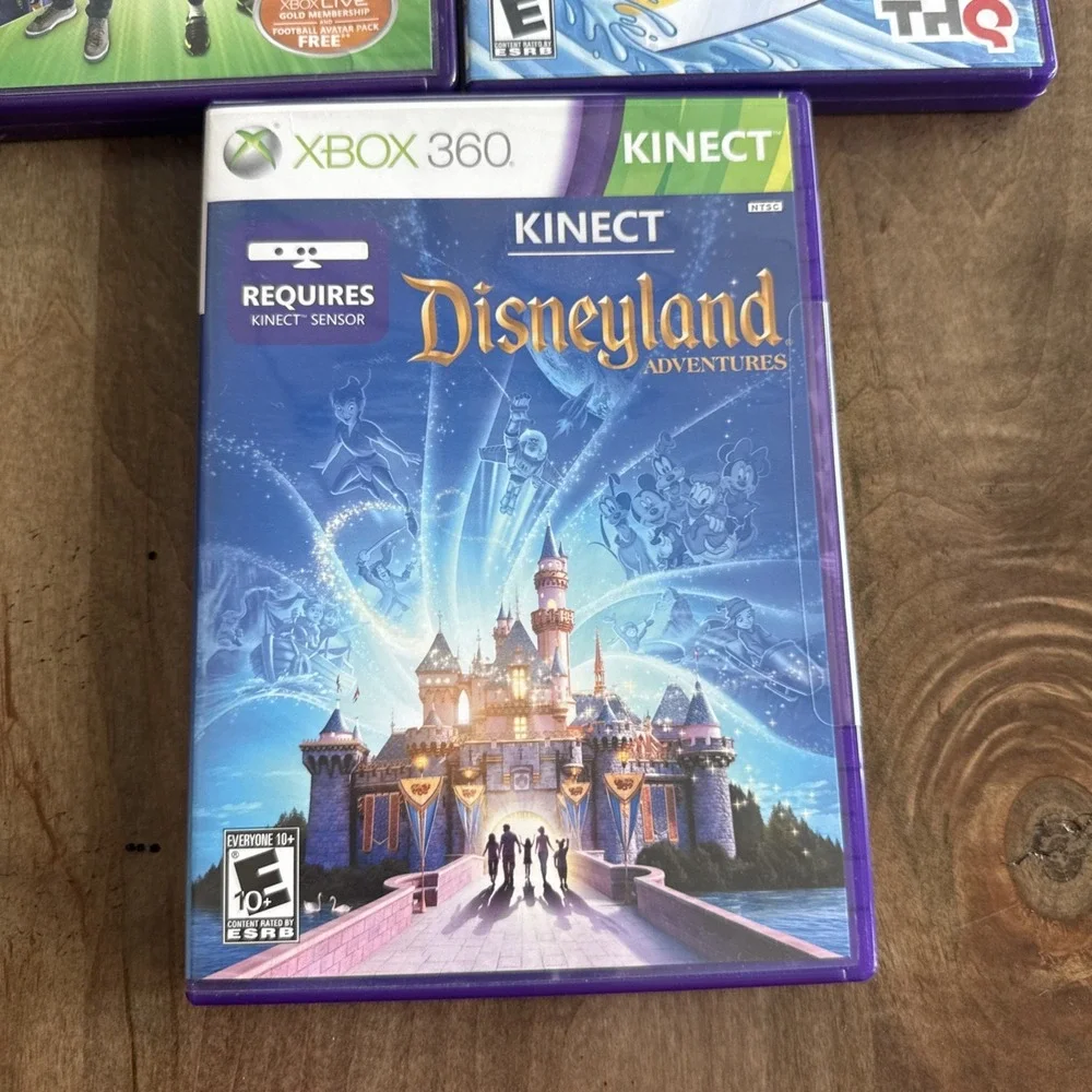 Lot Of (5) XBOX 360 Games Kinect Disney, SpongeBob, Adventures, Sports, Dance
